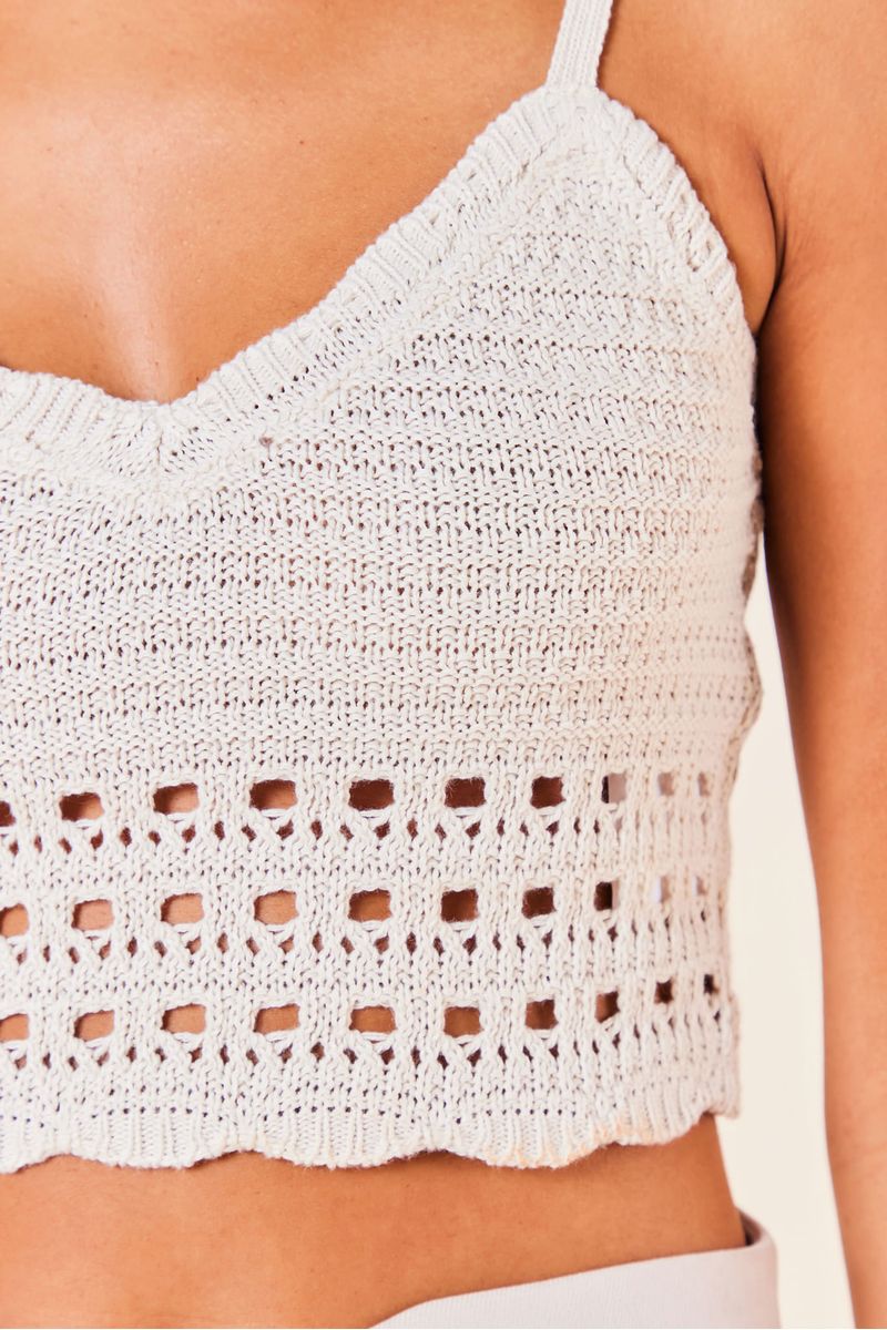 TWIN SET TRICOT -PEROLA
