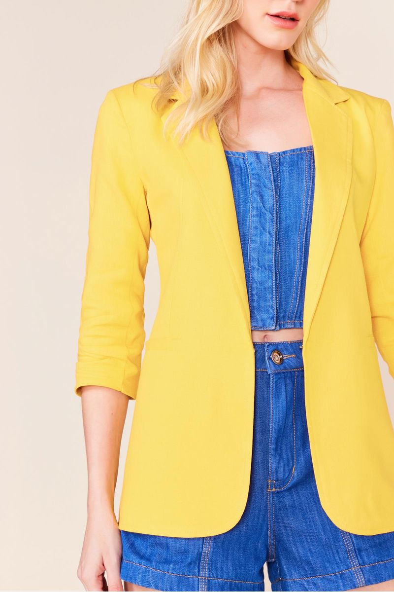 BLAZER LINHO ALONGADO -SOL