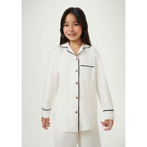 Camisa Infantil Unissex Manga Longa Listrada Mini Me