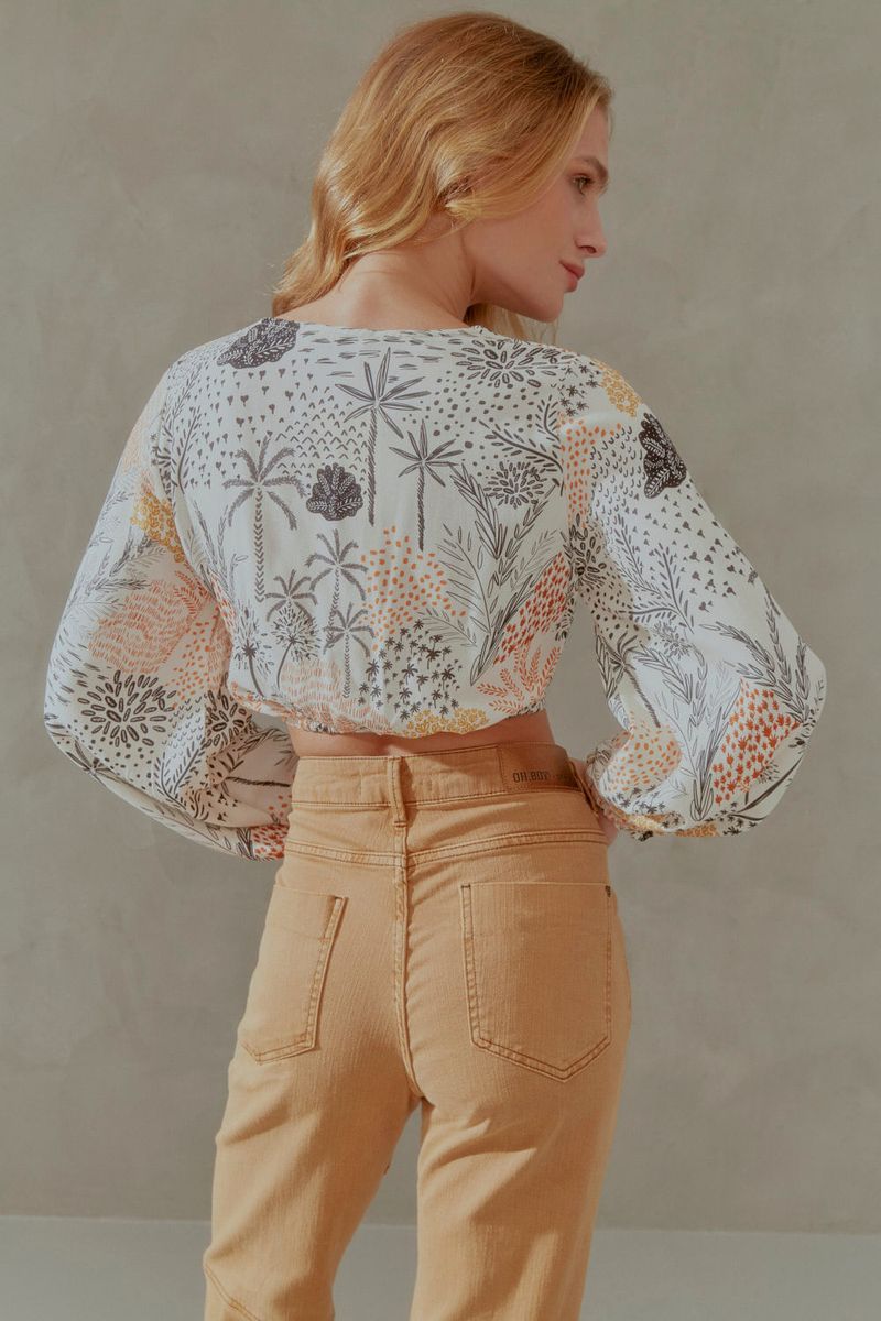 Blusa Estampa Parque