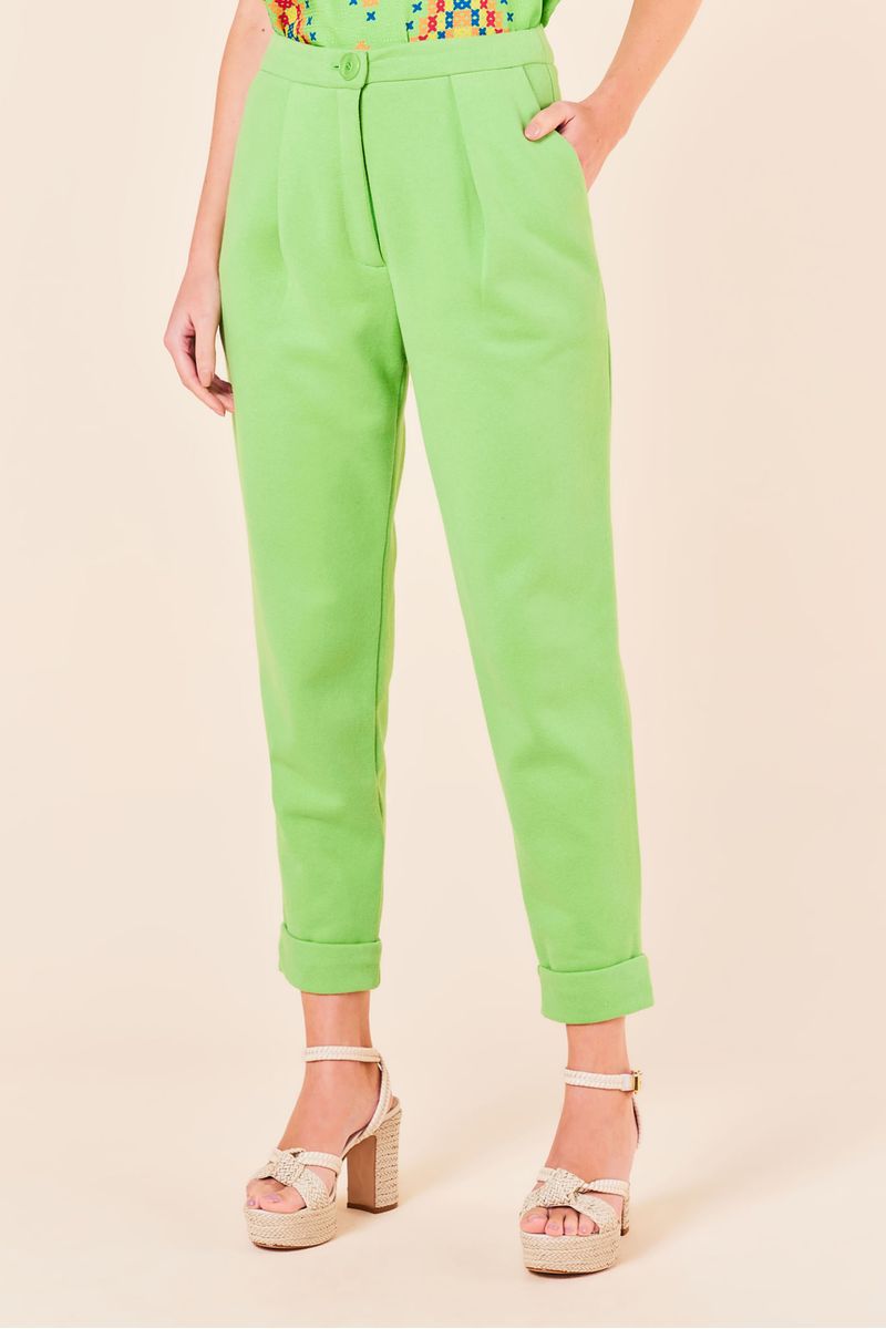 Calça de Moletom Cigarrete -JADE