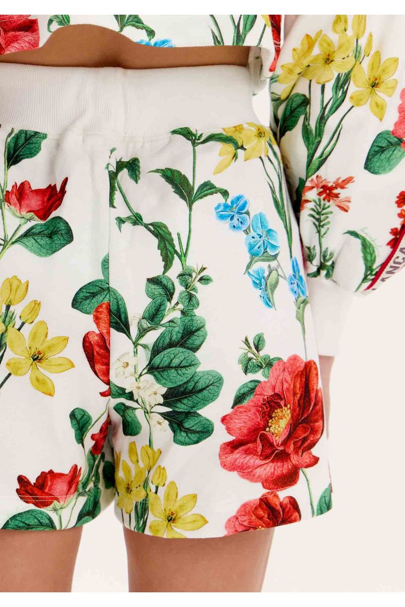 Short Saia Estampa Floral