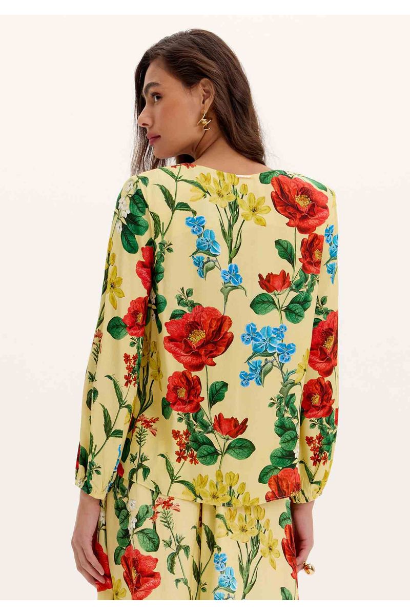 Blusa Fluida Estampa Floral