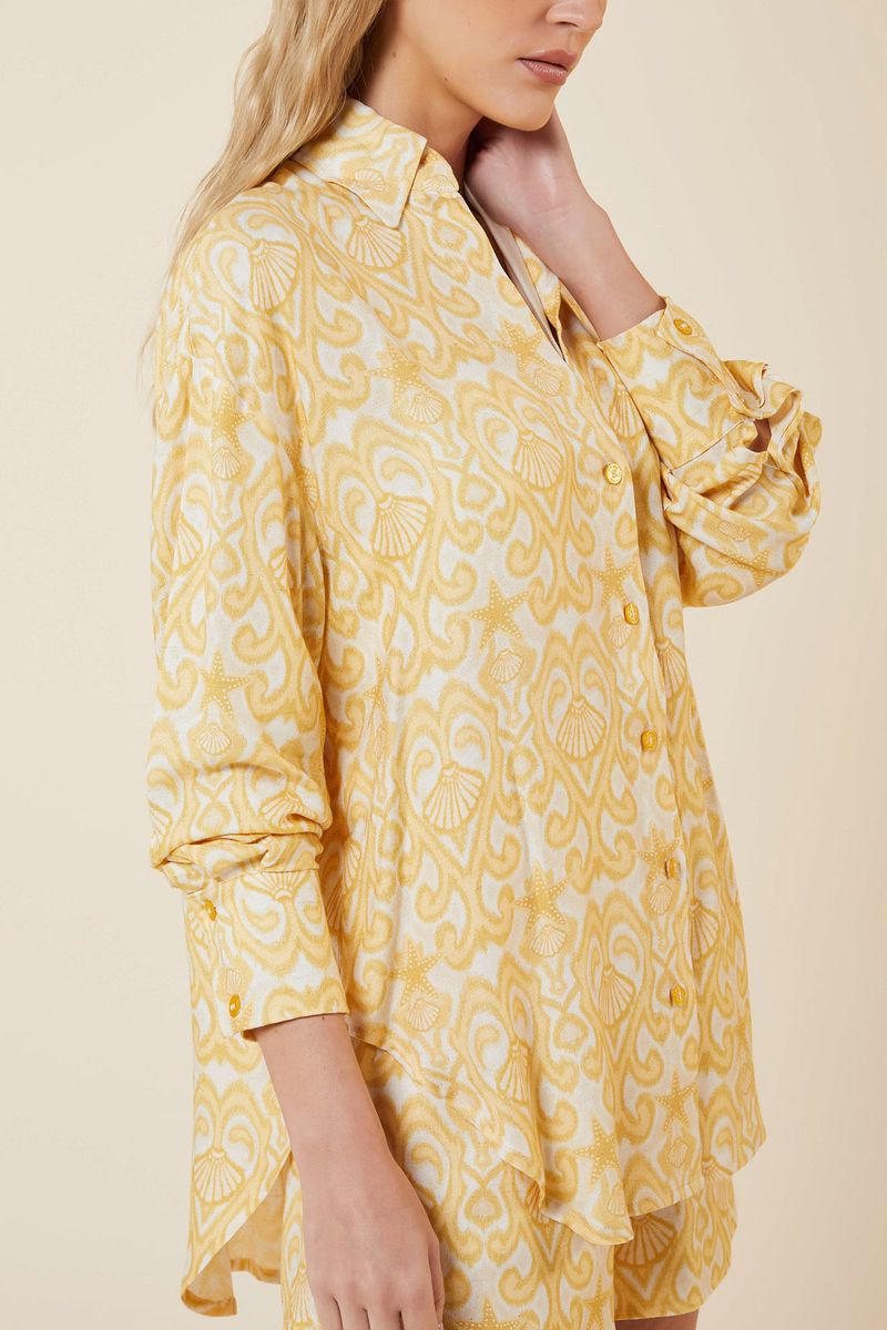CAMISAO OVERSIZED  ESTAMPA AGUAS RASAS