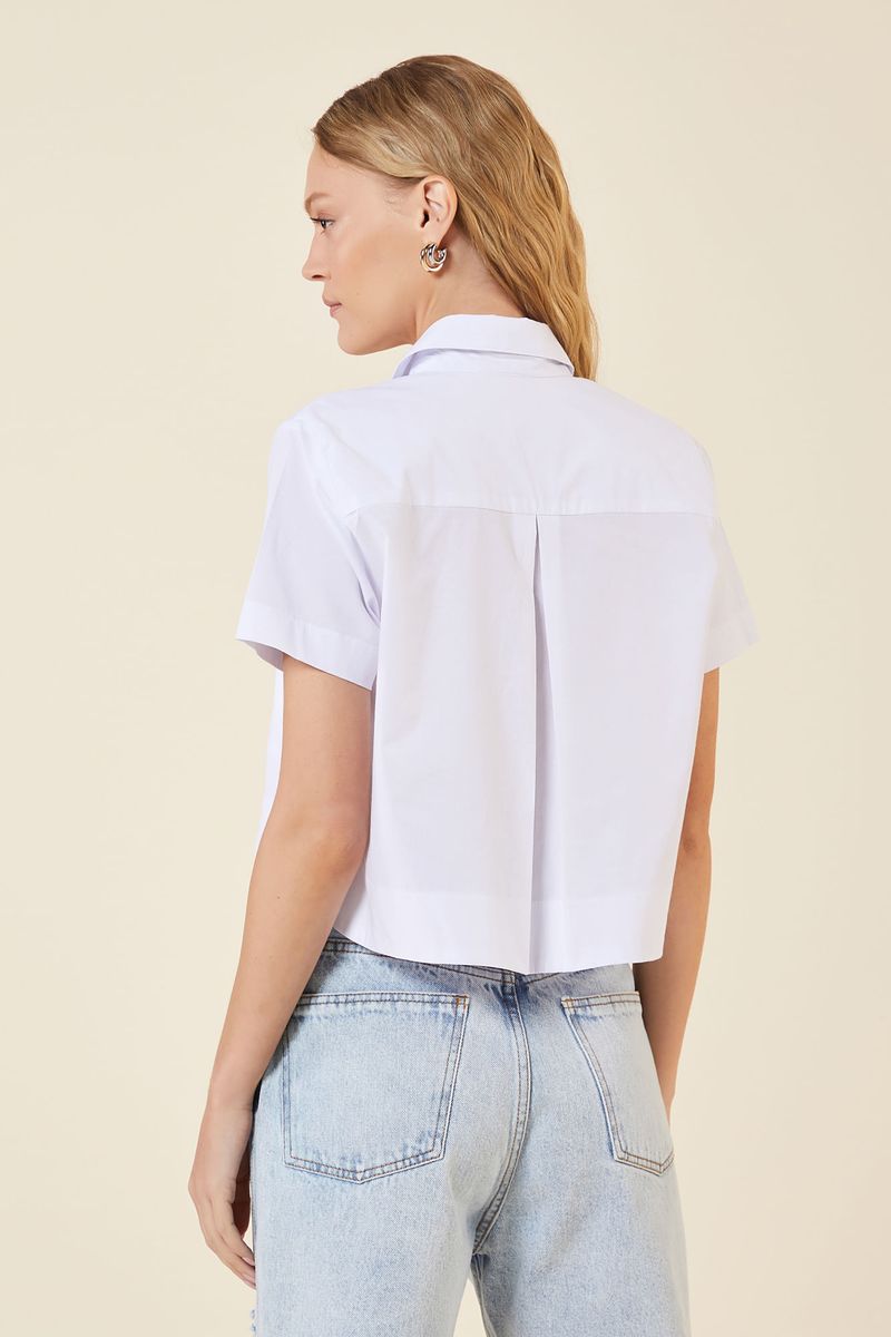 CAMISA BAINHA REDONDA BRANCO