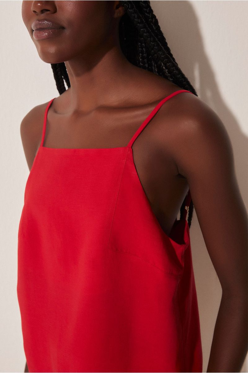 Blusa Alça Alfaiataria Flores