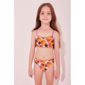 Biquíni Infantil Camiseta Caju