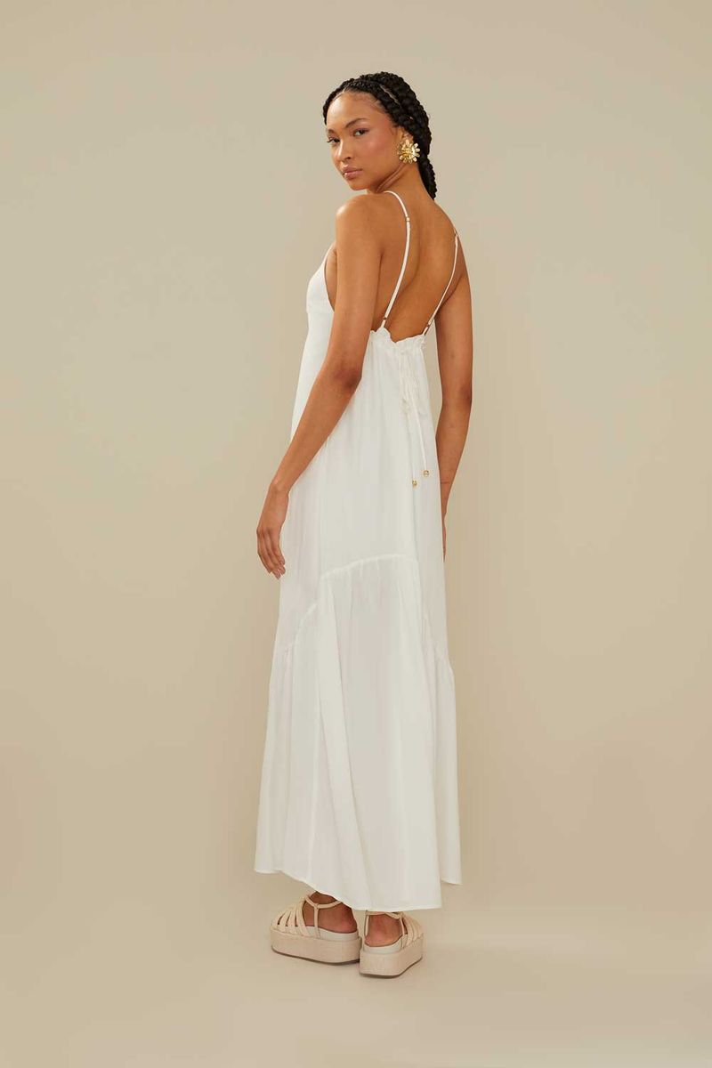 Vestido Tecido Maria Irregular - Off White