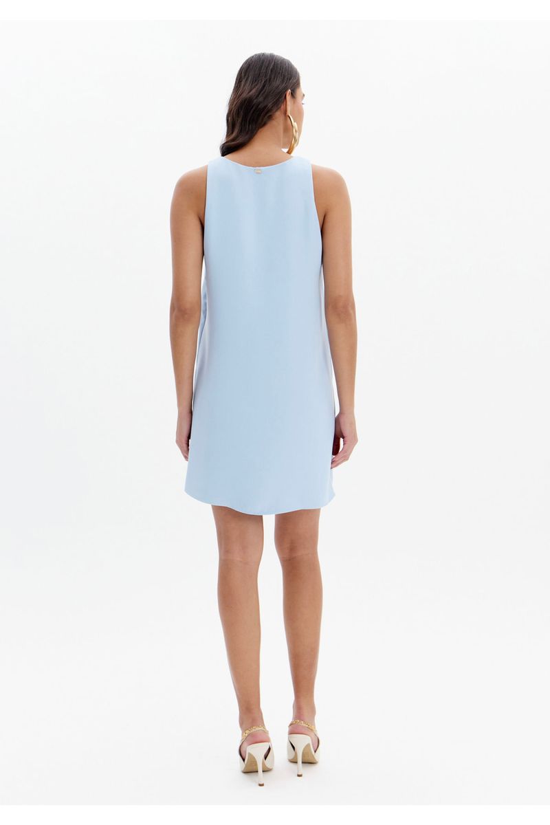 Vestido Curto Com Zíper E Cristais