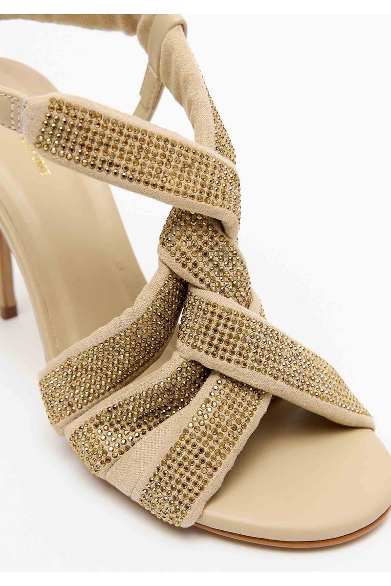 Sandalia Puffy Com Strass