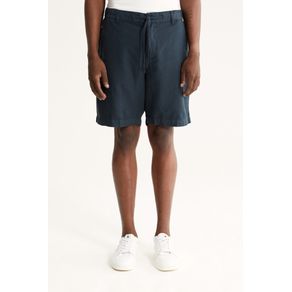 Bermuda Linho Sorelle Azul Marinho