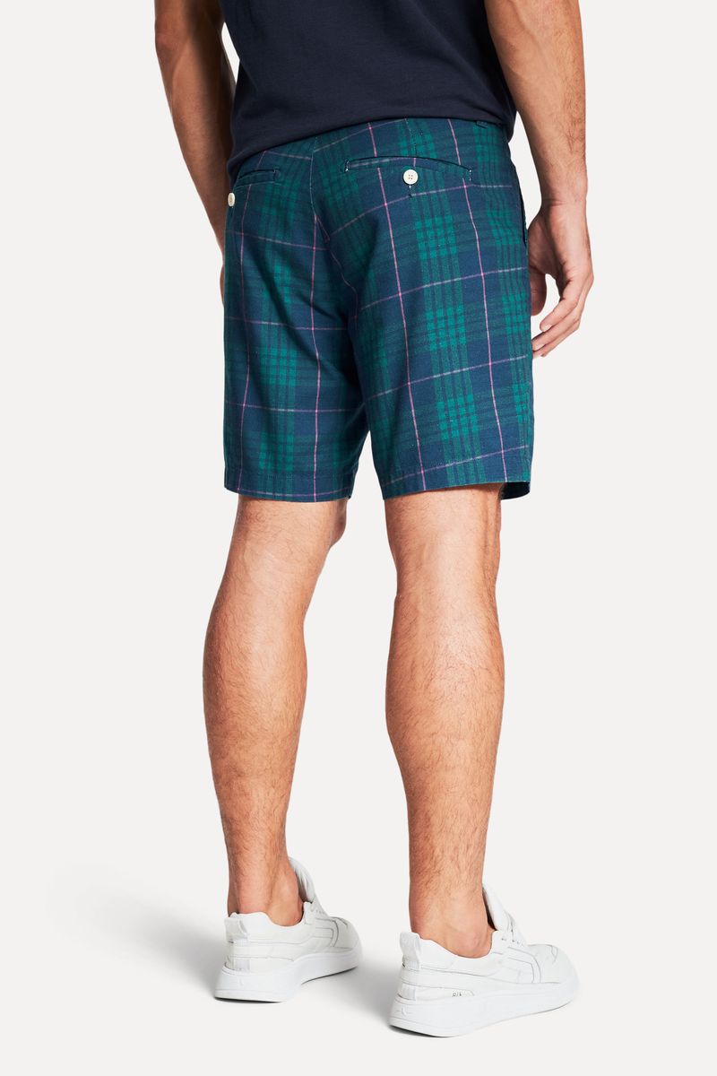 Bermuda Casual Estampada Madras