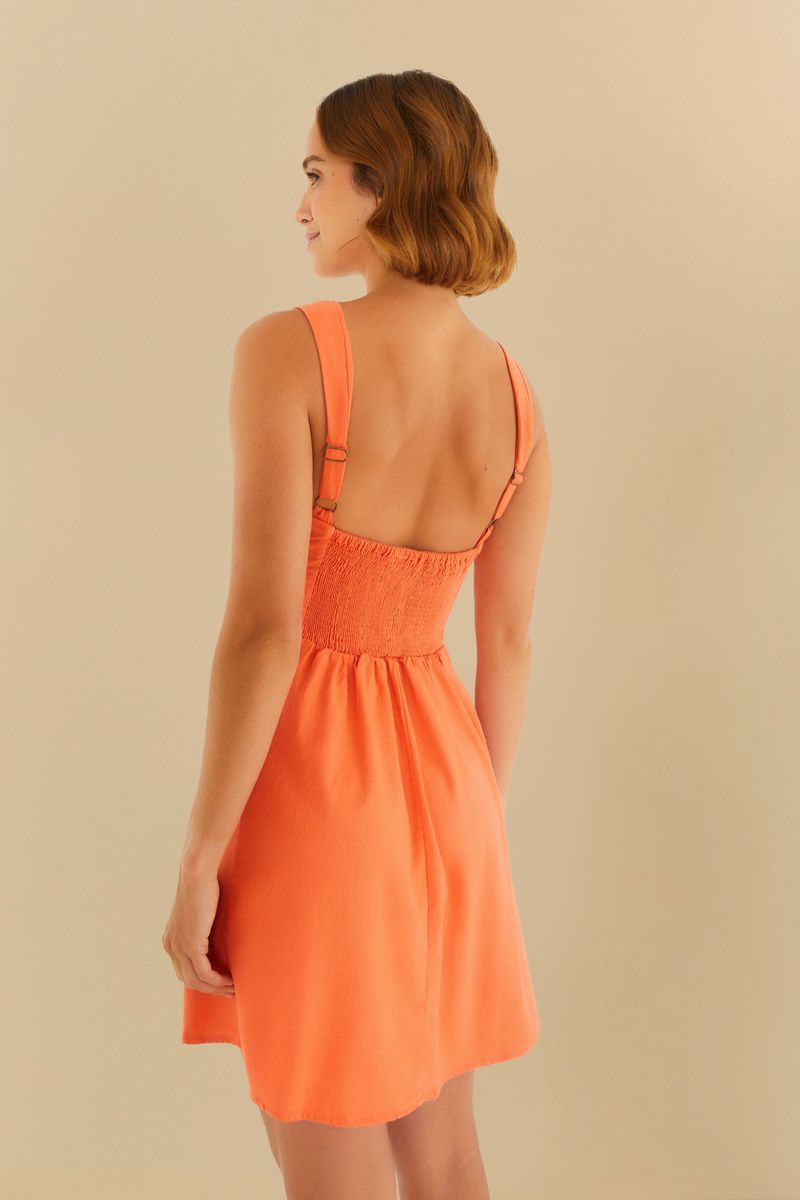 Vestido Curto Rosa Bossa