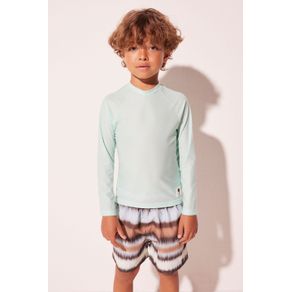 Camiseta Infantil Manga Longa Duo AZUL/BLUE 6 A 7