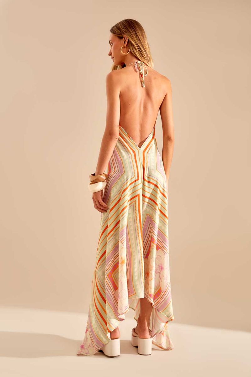 Vestido Estampa Sarongue Midi - Est Sarongue