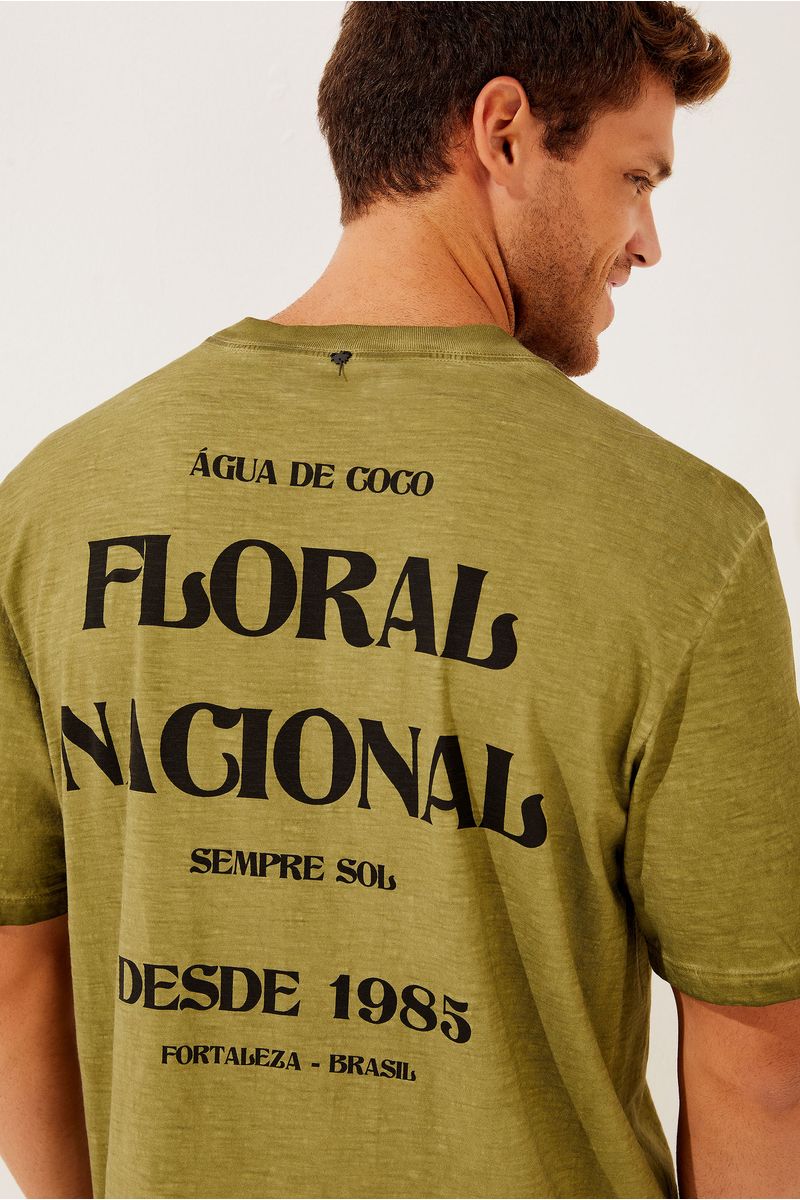 Camiseta Manga Curta Palmeira Imperial