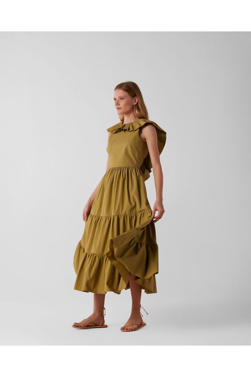 Vestido Provence Caqui
