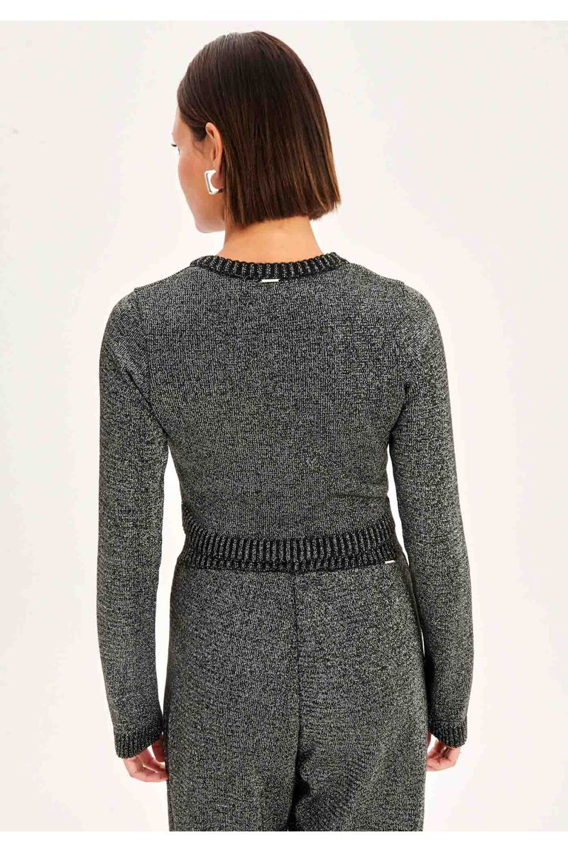 Blusa Tricot Manga Longa