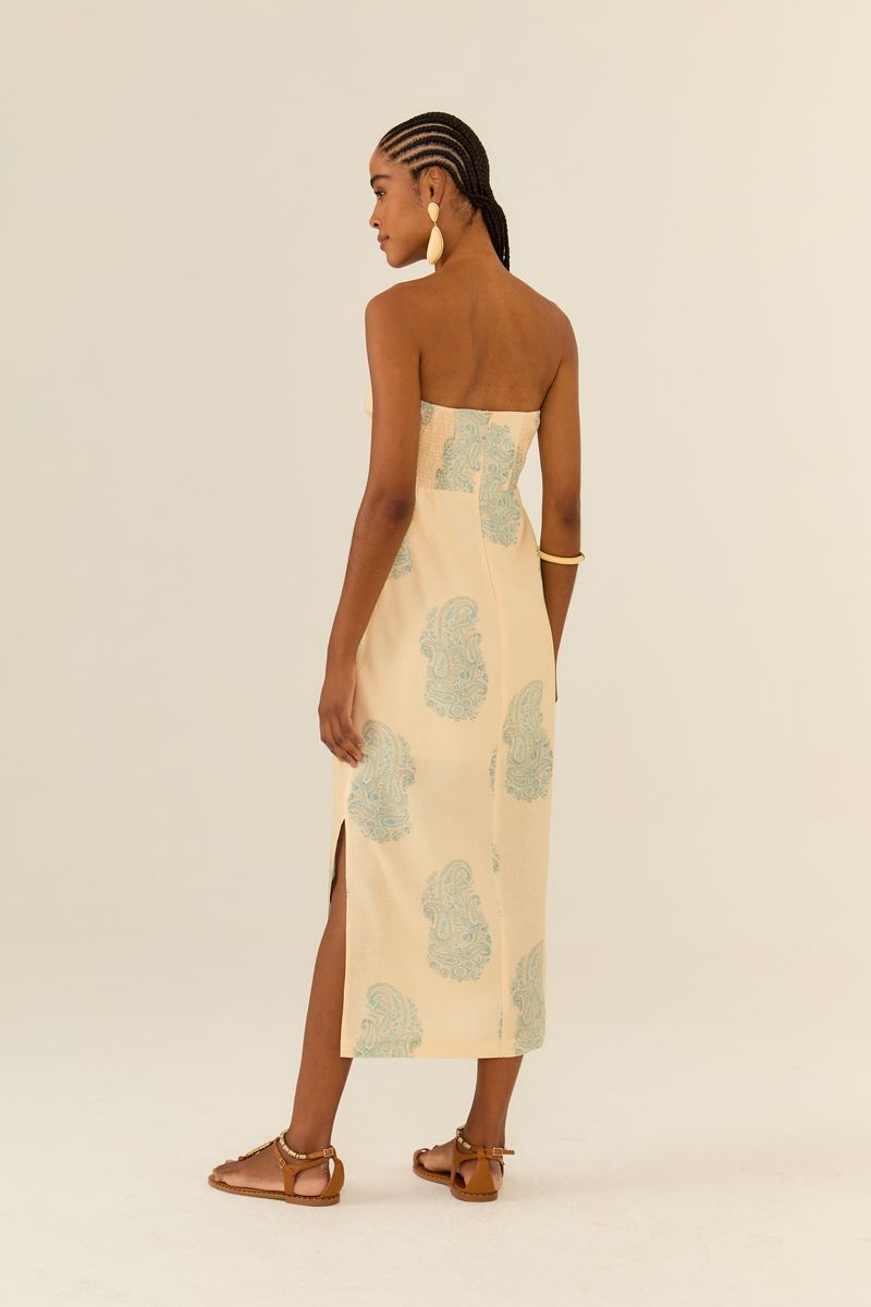 Vestido Midi Estampa Rani