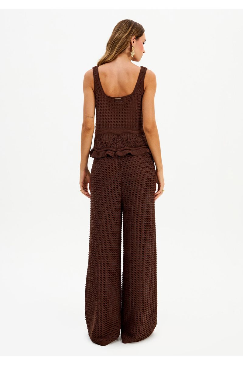 Conjunto Blusa e Calça Tricô