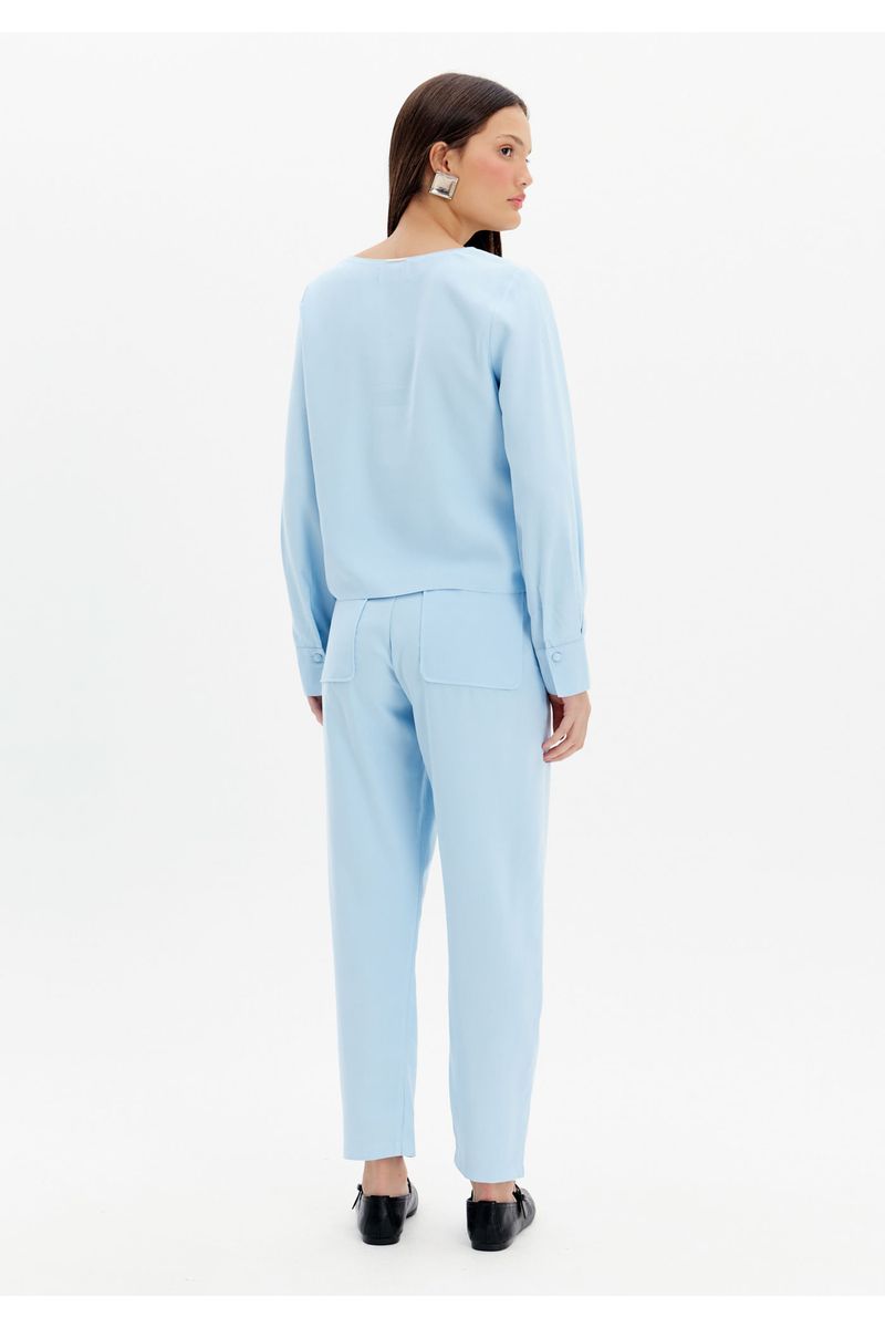 Calça Baggy Cintura Alta