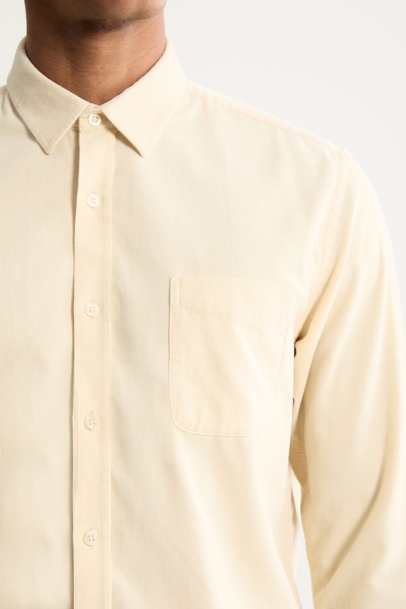 Camisa Manga Longa Veludo Lisa Basic