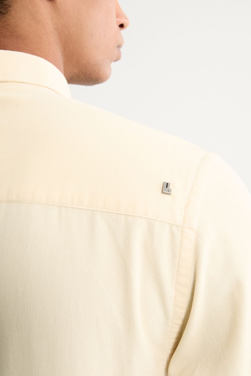 Camisa Manga Longa Veludo Lisa Basic