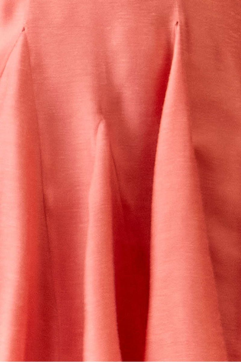 Vestido Curto Detalhe Nesga - Blush