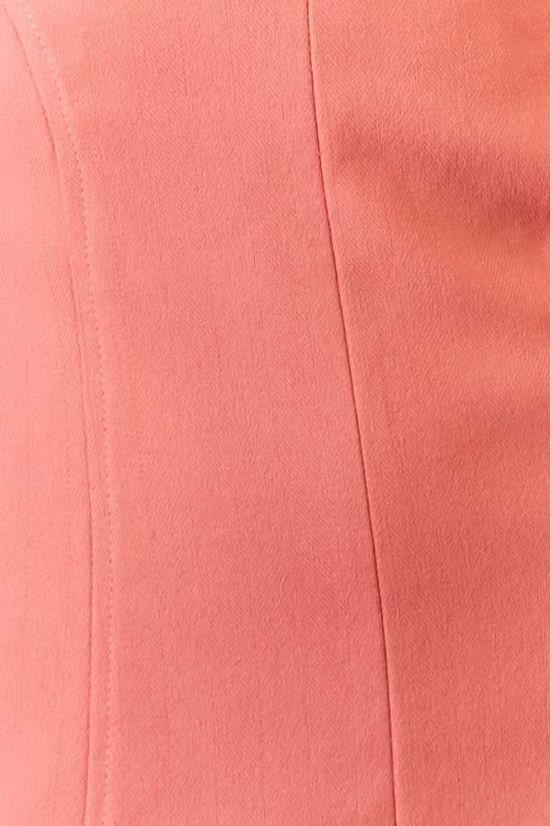 Vestido Midi Recortes Detalhe Decote