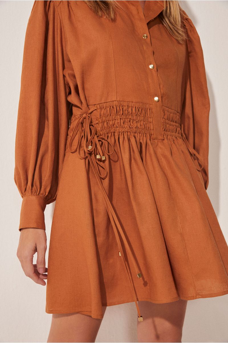 Vestido Curto Mediterrâneo Leveza