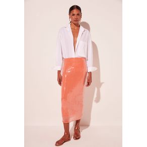 Saia Midi Quartzo Laranja LARANJA/ORANGE M/M