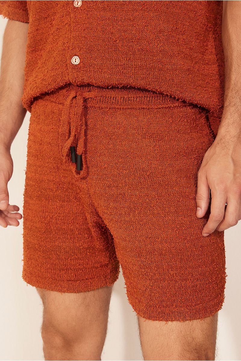 Short Casual Coqueiral Marrom