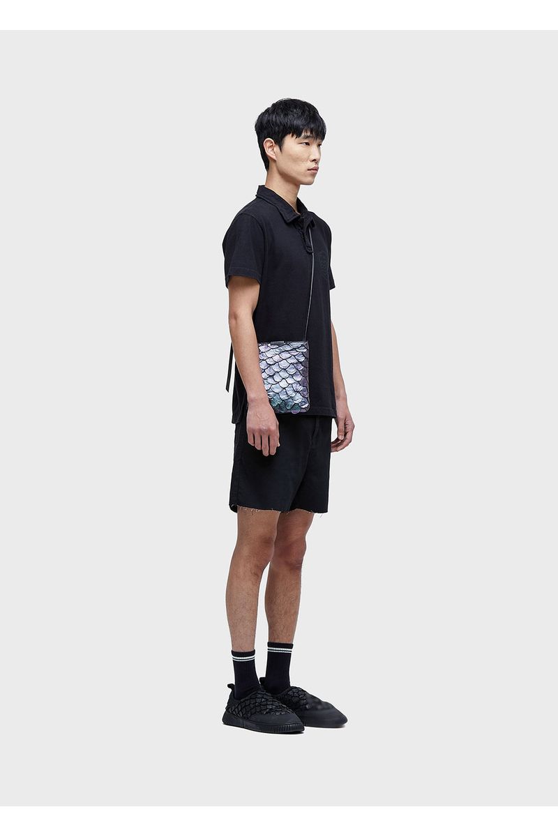 Camisa polo stone  black