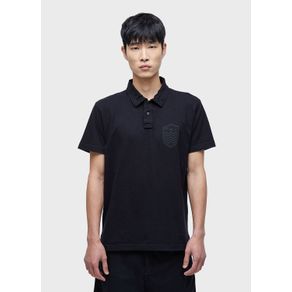 Camisa polo stone black