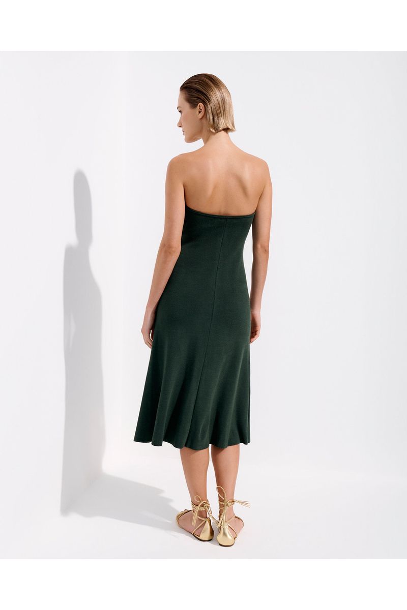 Vestido Meline Verde Folha
