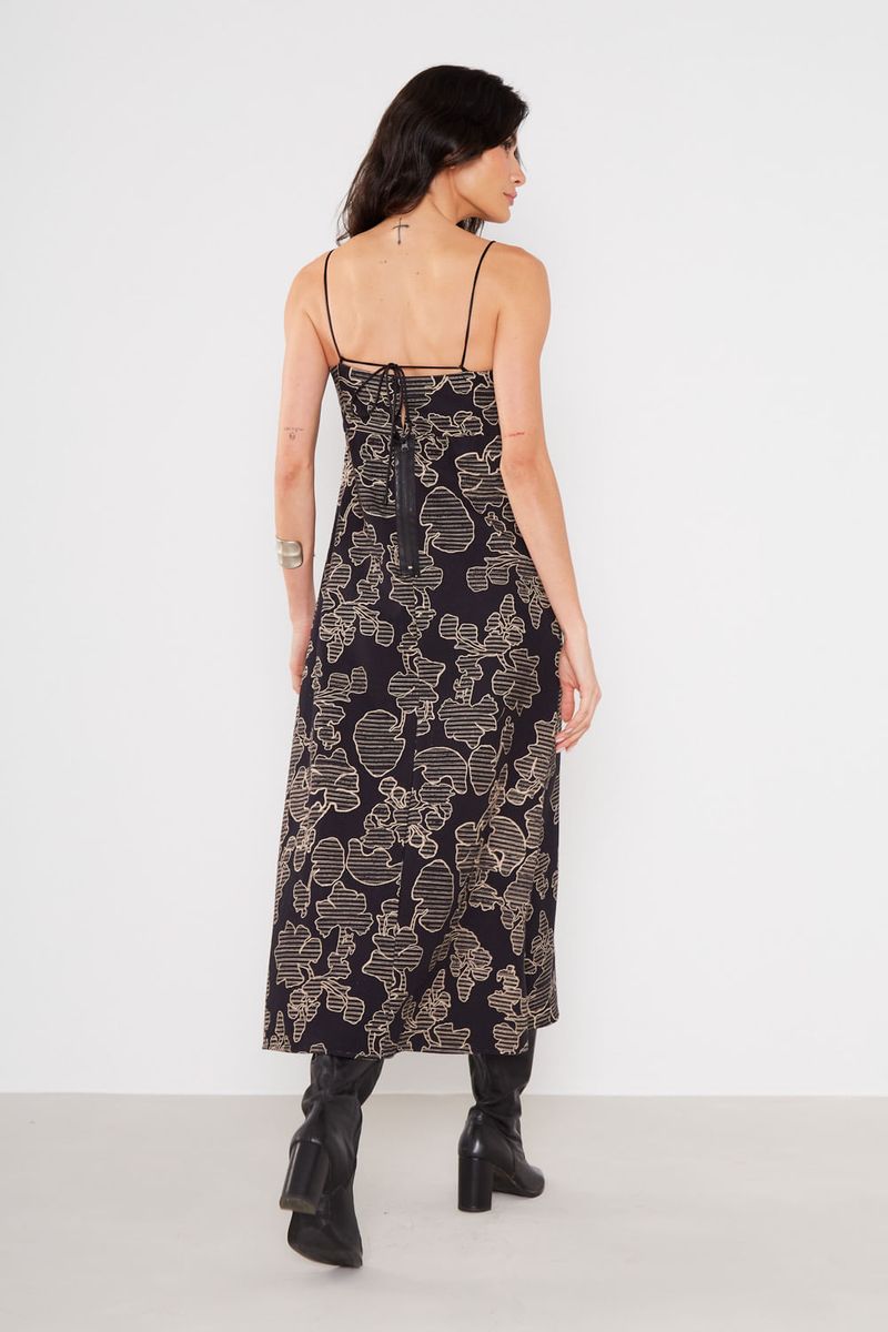 Vestido Midi Estampa Petúnia - Est Petunia
