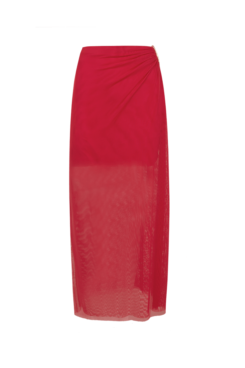 Saia Longa Amira Red Poppy