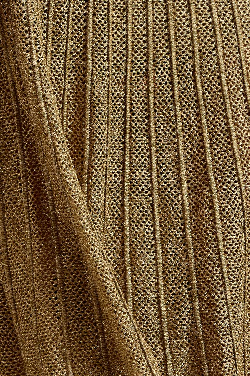 SAIA MIDI TRICOT NERVURAS