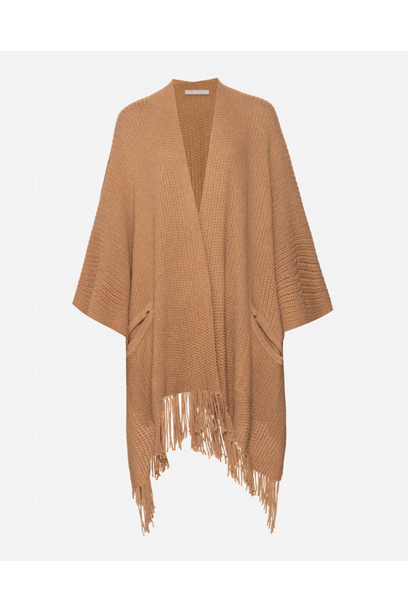 Poncho Kayla Camel