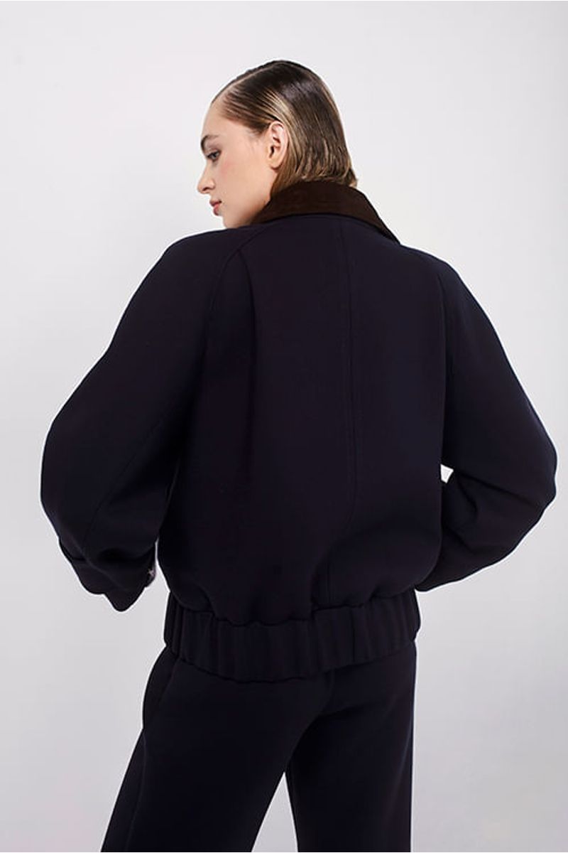 Casaco Fern Dark Blue