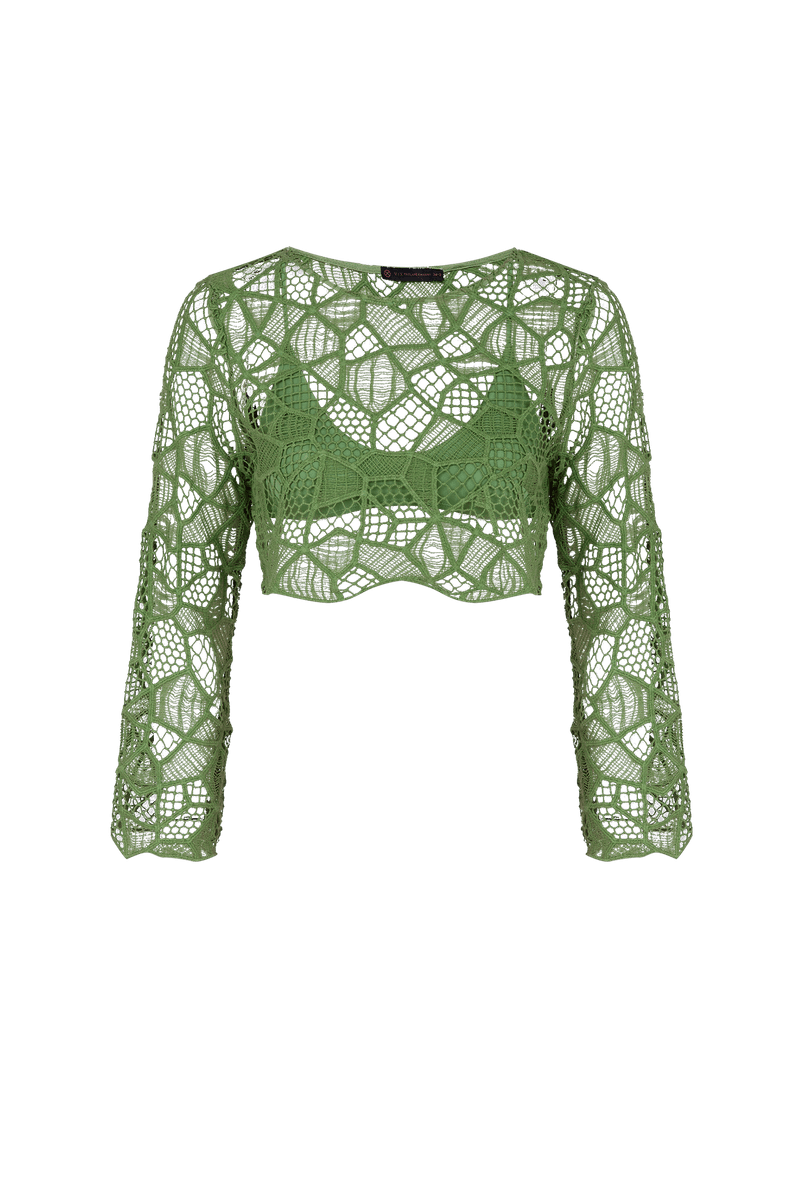 Blusa Manga Longa Hollie Aloe