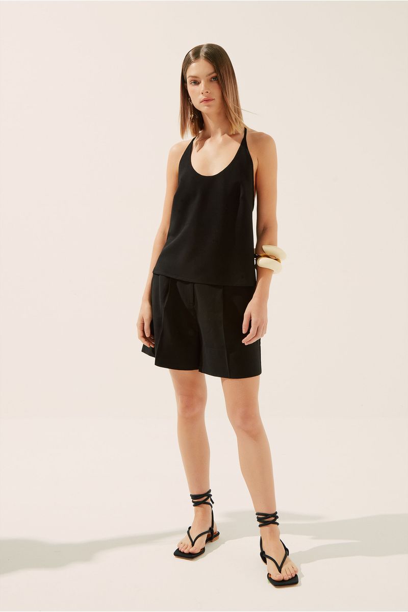 Blusa Alça Alfaiataria Essencial