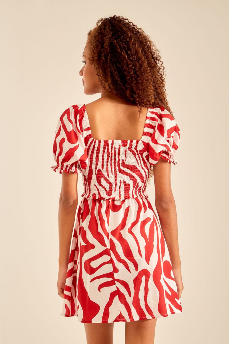Vestido Estampa Animal - Est Animal