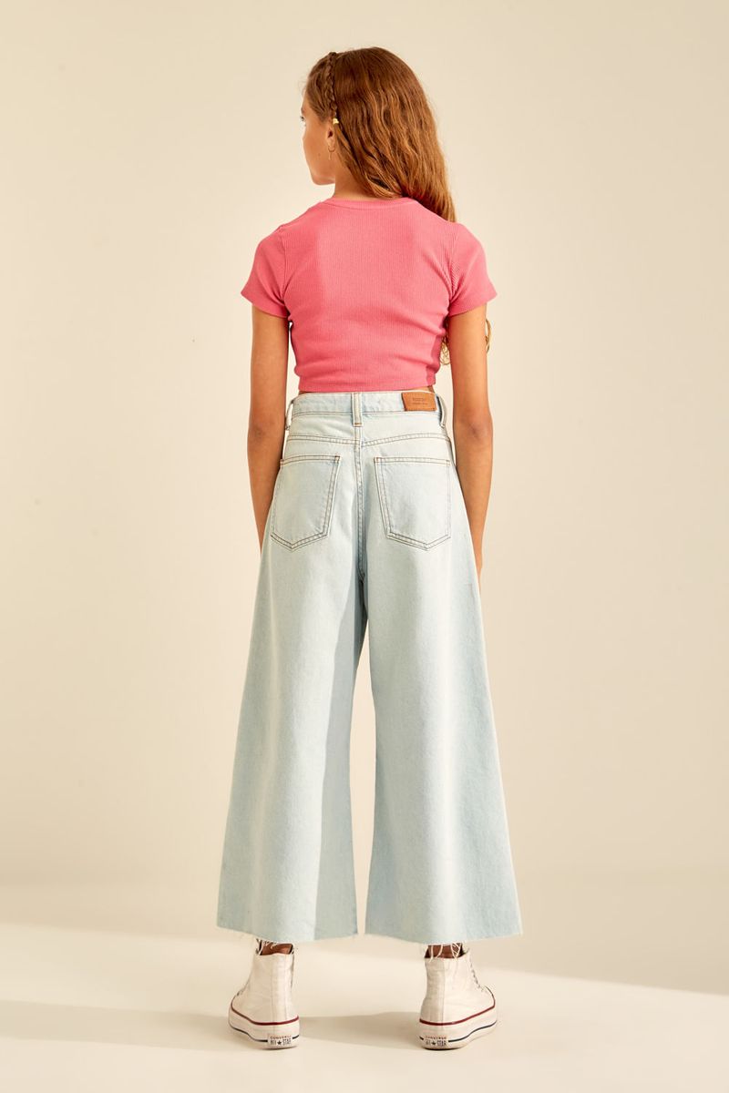 Calça Jeans Pantacourt Borbo - Jeans