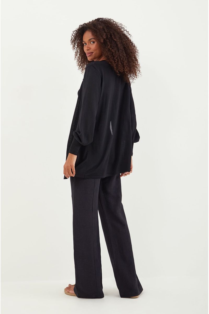 Casaco Elena Tricot Black