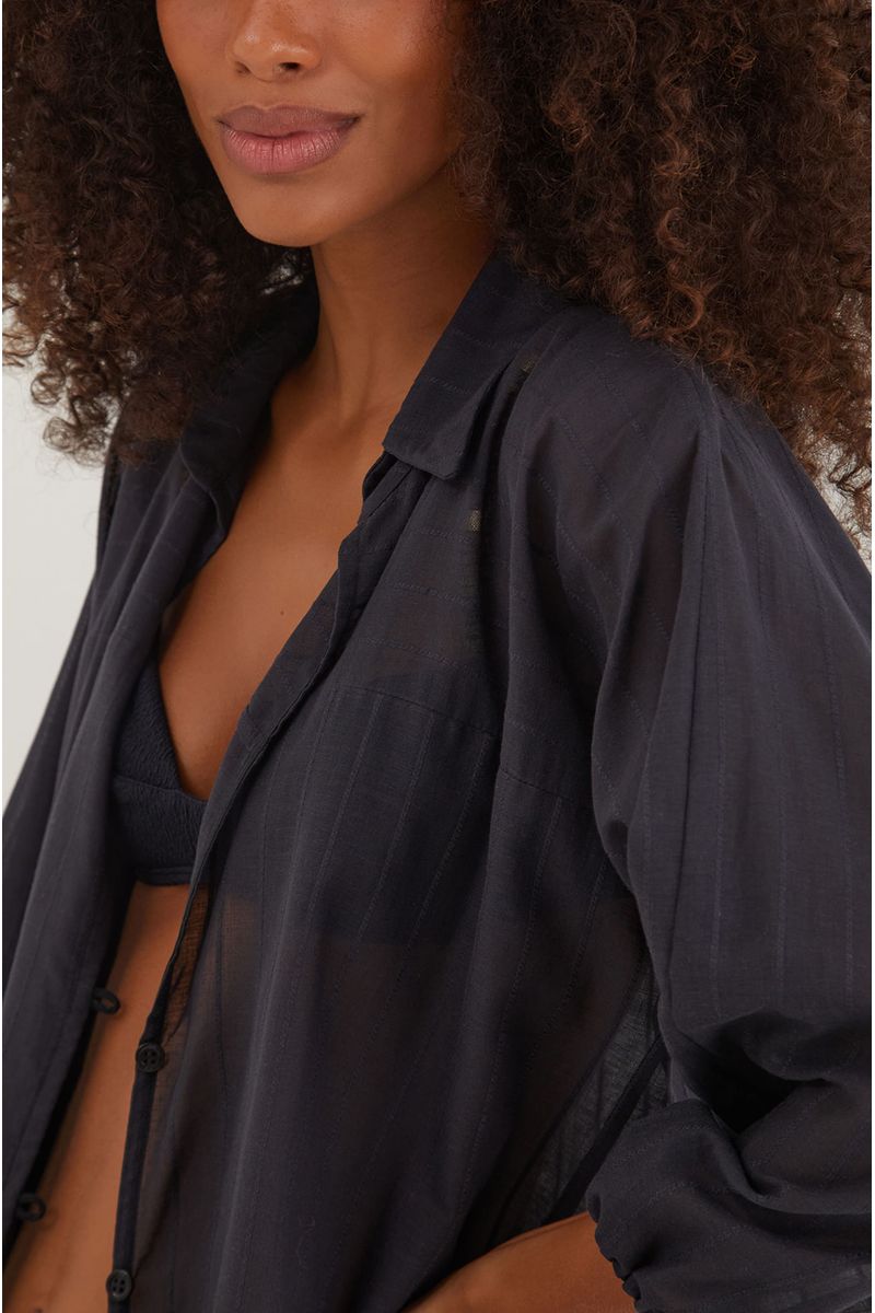 Camisa Manga Longa Moana Black