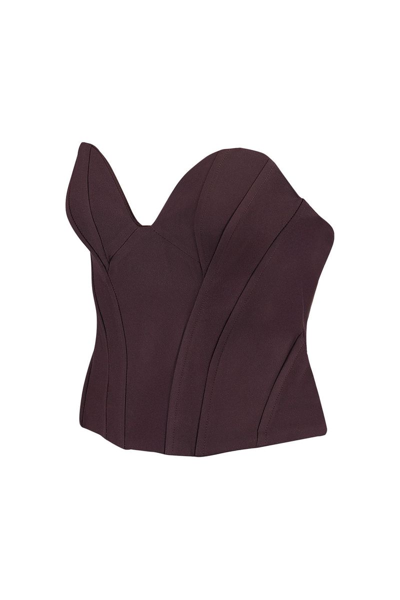 Corset Mercês Roxo Jabuticaba