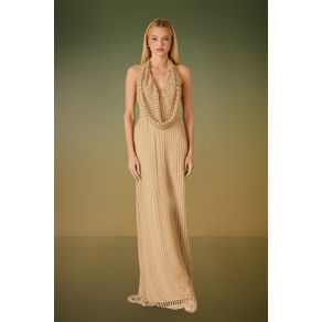 VESTIDO LONGO HANNA DECOTE DEGAGE 34