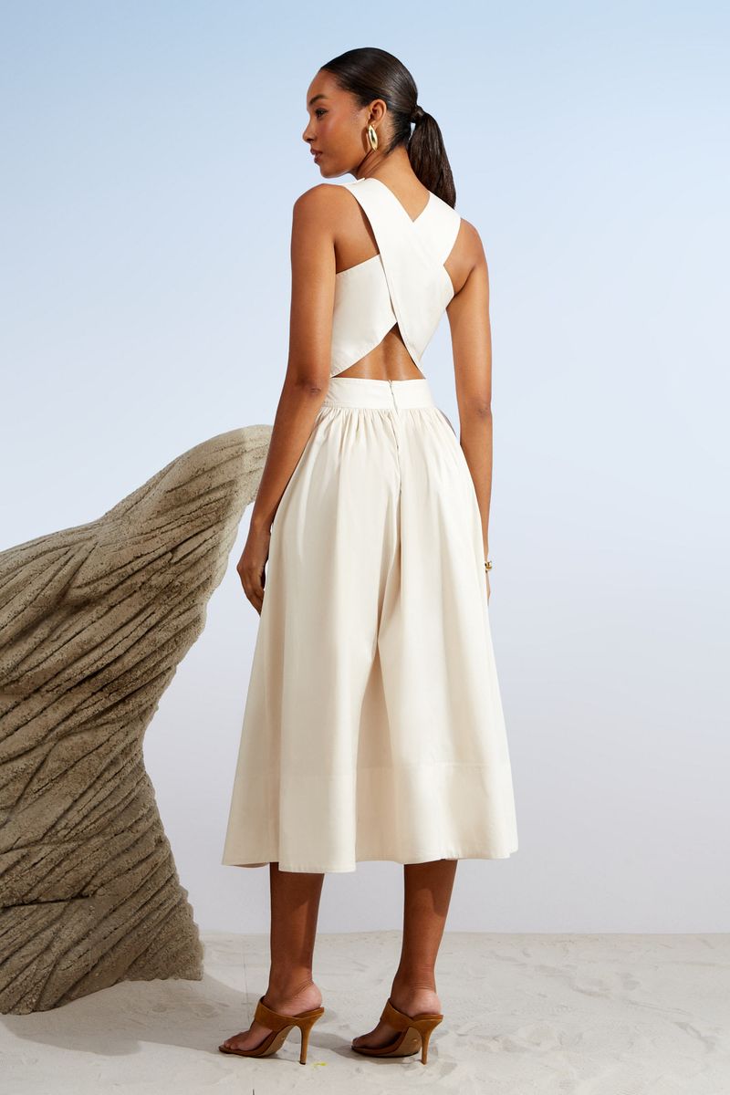 VESTIDO COSTAS CRUZADAS