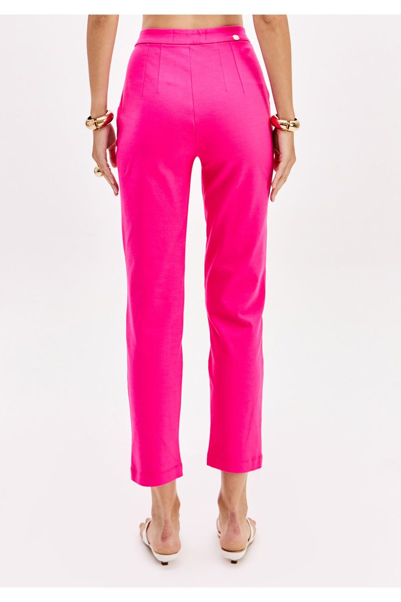 Calça Carrot Cintura Alta Ankle